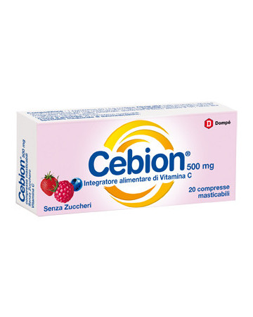 Cebion masticabile senza zucchero vitamina c 20 compresse