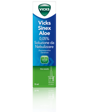 Vicks sinex aloe 0,05% soluzione da nebulizzare