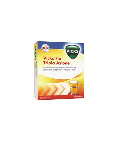 Vicks flu tripla azione polvere per soluzione orale