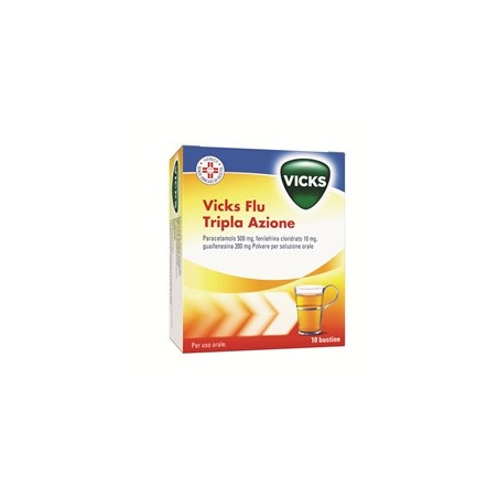 Vicks flu tripla a orale polvere 10 buste
