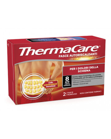 Fascia autoriscaldante a calore terapeutico thermacare schiena 2 pezzi
