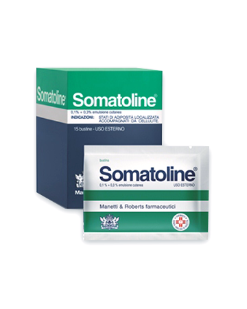 Somatoline emulsione 15 buste 0,1+0,3%