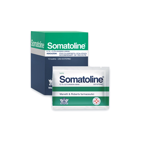 Somatoline emulsione 15 buste 0,1+0,3%