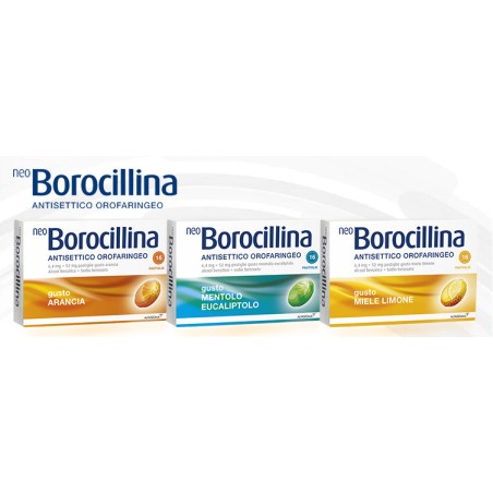 Neo borocillina antisettico orofaringeo