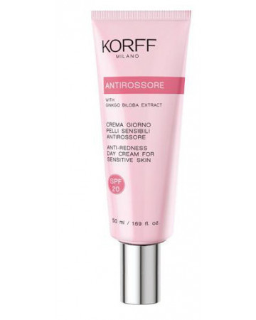 KORFF ANTIROSSORE CREMA GIORNO PELLI SENSIBILI SPF 20 50 ML KORFF ANTIROSSORE CREMA GIORNO PELLI SENSIBILI SPF 20 50 ML