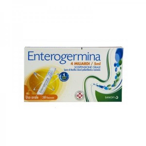Enterogermina orale 20 flaconcini 4 miliardi 5ml