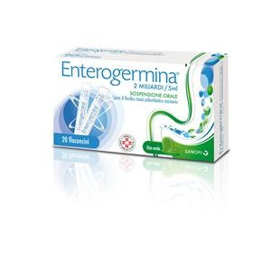 Enterogermina orale 20 flaconcini 2mld/5ml