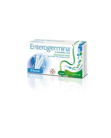 Enterogermina orale 20 flaconcini 2mld/5ml