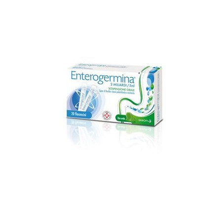 Enterogermina orale 20 flaconcini 2mld/5ml