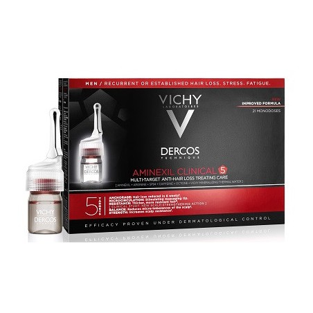 Dercos aminexil fiale 21 uomo 6 ml