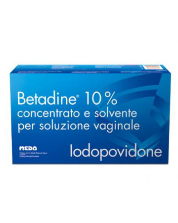 Betadine 10% concentrato e solvente per soluzione vaginale