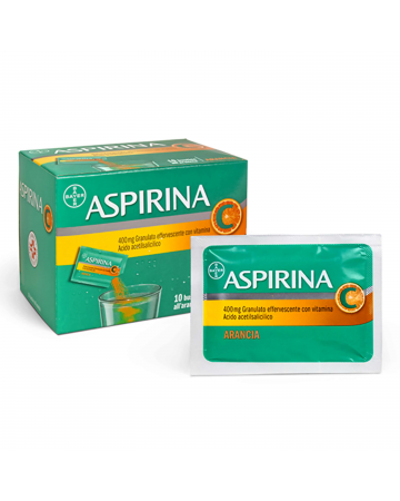 Aspirina 400 mg granulato effervescente con vitamina c