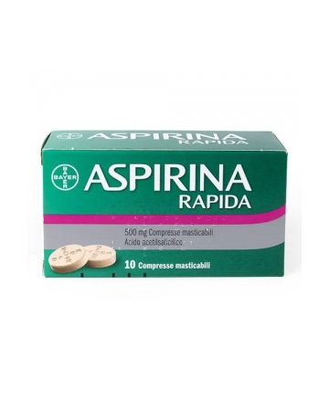 Aspirina rapida 500 mg compresse masticabili