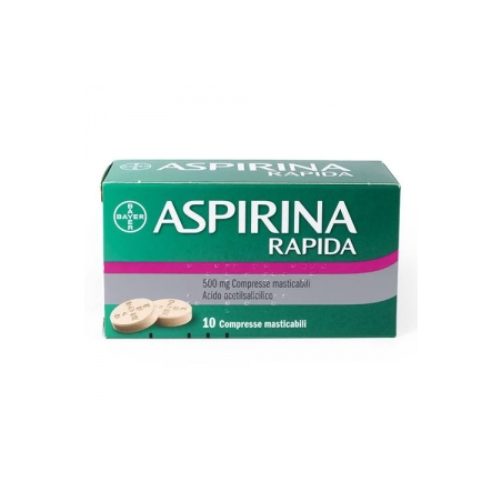 Aspirina rapida 500 mg compresse masticabili
