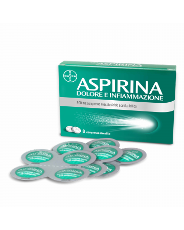 Aspirina dolore e infiammazione 500 mg