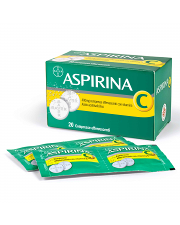 Aspirina 400 mg compresse effervescenti con vitamina c