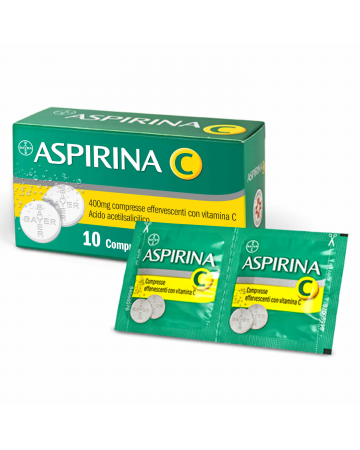 Aspirina 400 mg compresse effervescenti con vitamina c