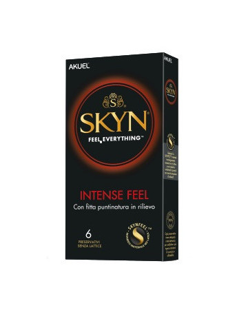Profilattico ansell akuel skyn intense feel b 6 pezzi