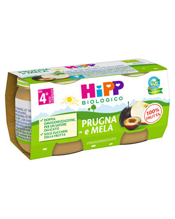 Hipp bio omog prugna/mela2x80g