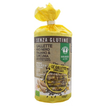 Probios gallette riso/curc100g