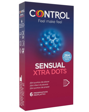 Control sensual xtra dots 6pz Control sensual xtra dots 6pz
