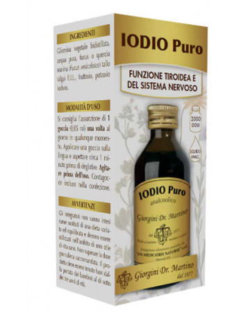 Iodio puro analcolico 100ml