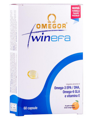 Omegor twinefa 60 capsule new