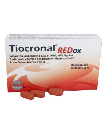 Tiocronal redox 20 compresse