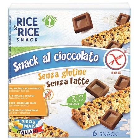 R&r snack riso cioccolato6x21g