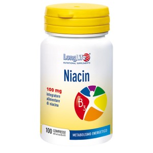 Longlife niacin 100mg 100 compresse