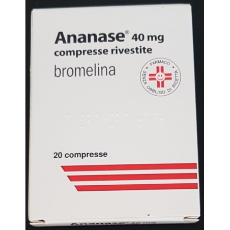 Ananase 40 mg compresse rivestite Ananase 40 mg compresse rivestite