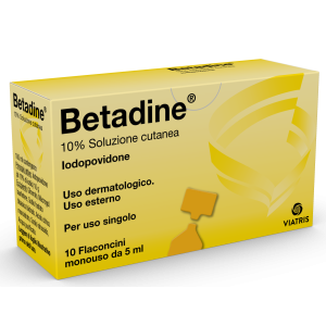 Betadine 10% soluzione cutanea