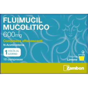 Fluimucil mucolitico 10 compresse effervescenti 600mg Fluimucil mucolitico 10 compresse effervescenti 600mg