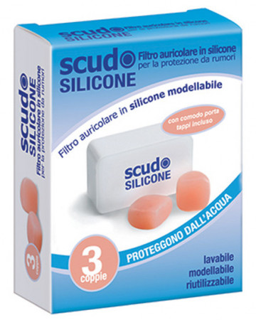 Earplug scudo sil 3coppie 6pz