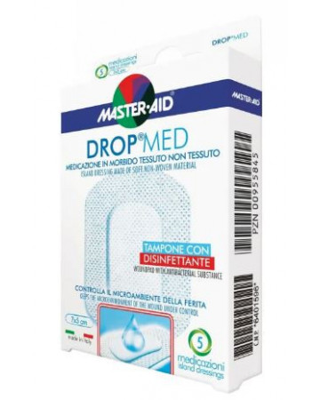 Medicazione m-aid drop med 10 x 10 cm 5 pezzi