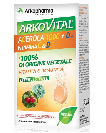 Arkovital acerola 1000 fa60 compresse