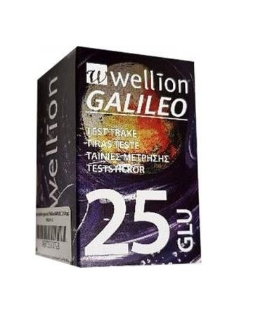 Wellion galileo strips 25 glic