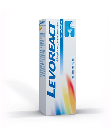 Levoreact 0,5 mg/ml spray nasale, sospensione