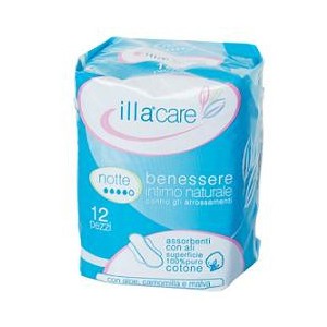 Illa care assorbente notte 12p