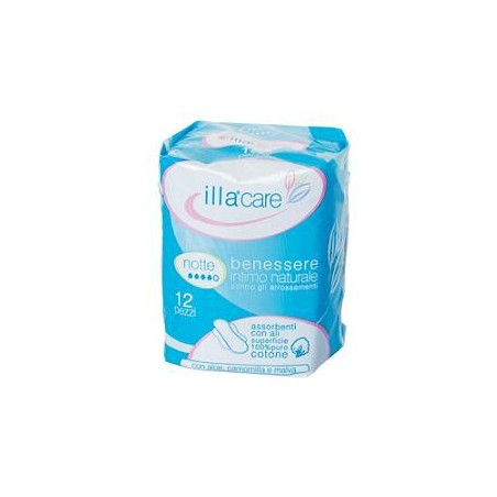 Illa care assorbente notte 12p