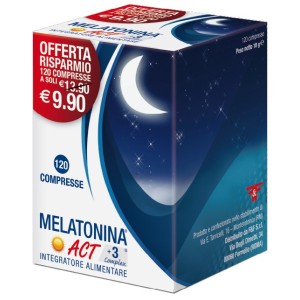 Melatonina act 1mg+3comp120 compresse