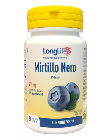 Longlife mirtillo nero 60 capsule