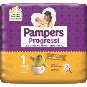 Pampers progressi newborn 28pz