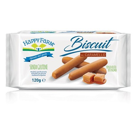 Happy farm bisc caramello 120g