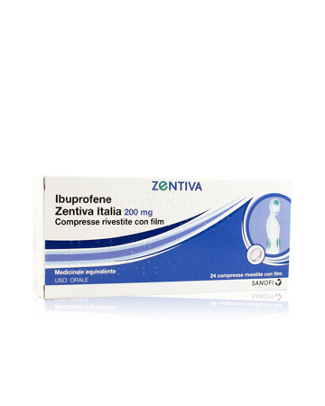 Ibuprofene zentiva italia 200 mg compresse rivestite con film