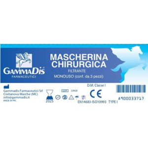 Mascherina chirurgica 3pz