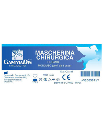 Mascherina chirurgica 3pz