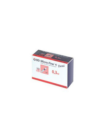 Sir ins bd demi 0,3ml g30 8mm