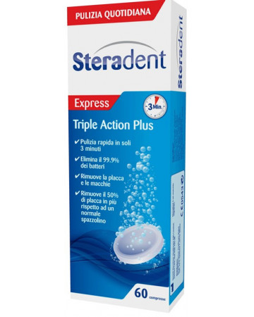 Steradent ta plus 60 compresse