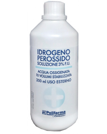 Perossido idrogeno 3% 200ml Perossido idrogeno 3% 200ml